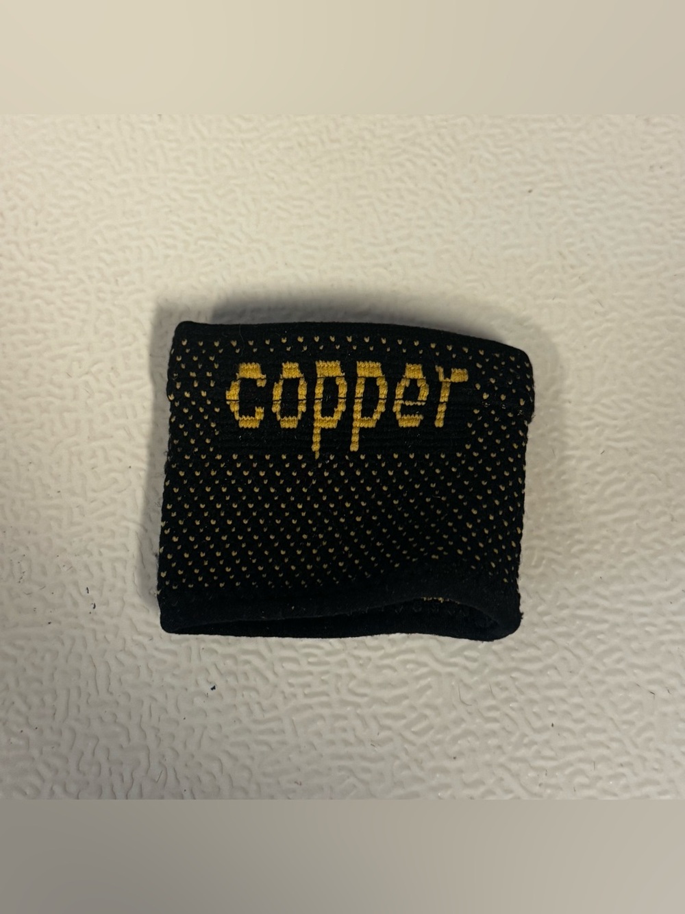 Men’s Black and Gold Wrist Support Sleeve